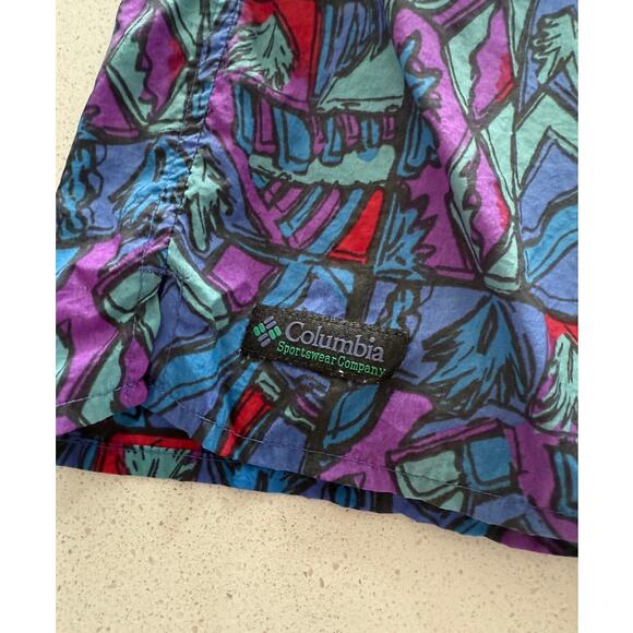 Vintage Columbia Swim Trunks Size S/M - Picture 3 of 6